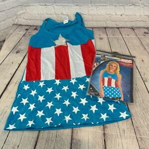 Marvel American Dream Women’s Halloween Costume Tank Top